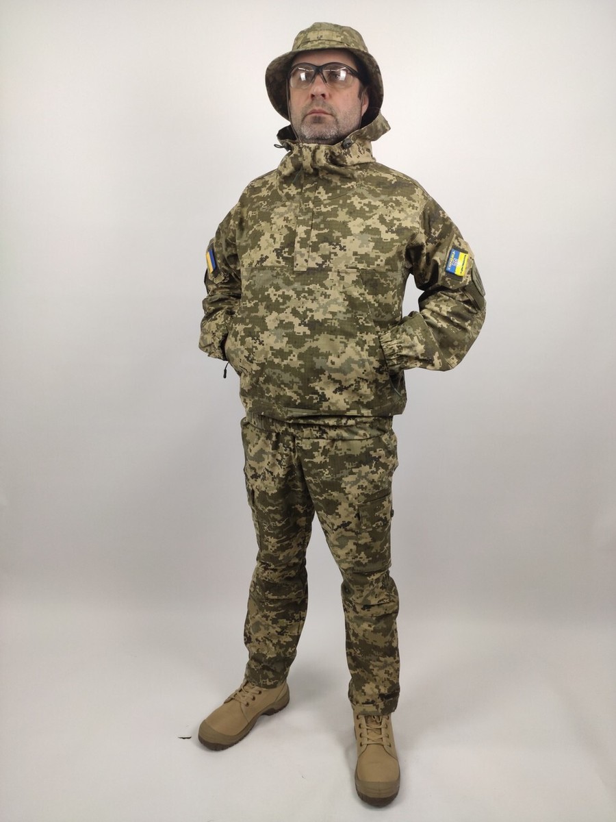 Combinaison Tactique Militaire ZSU Gorka-Anorak - Pixel - Ukraine - Neuf