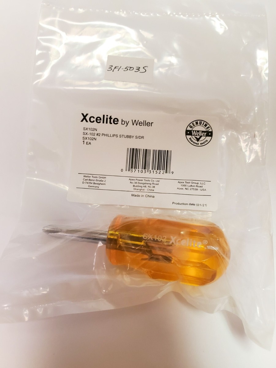 Xcelite SX102N SX-102 #2 PHILLIPS STUBBY S/DR for sale online | eBay