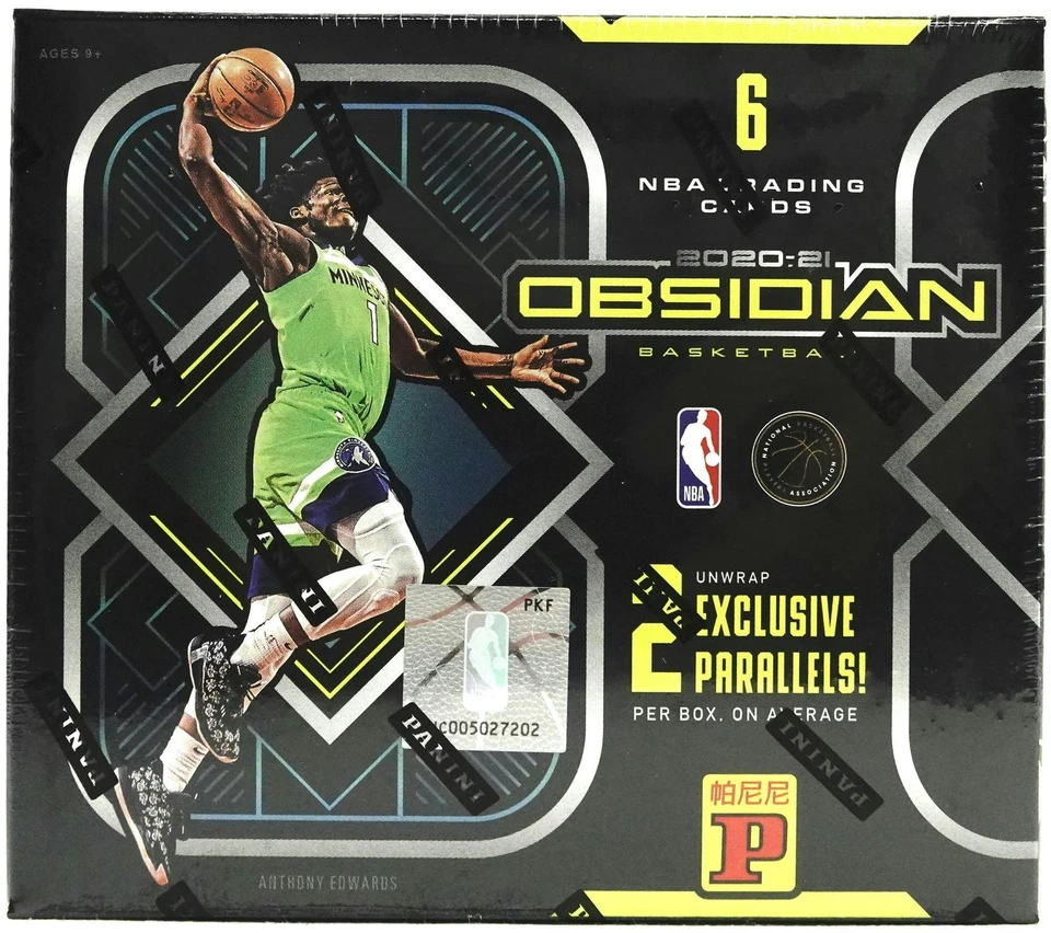 20-21 Panini NBA OBSIDIAN Tmall Hobby Box SEALED Anthony Edwards Haliburton RC