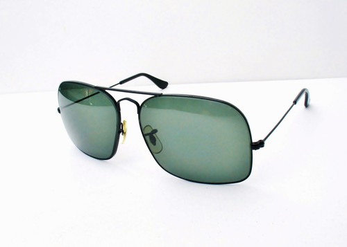 Vintage B&L Ray Ban USA Caravan Avalar G15 Lenses Black Frame Sunglasses. - Picture 6 of 9