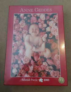 Schmidt Puzzle Anne Geddes Bebe Rose Jigsaw 1000 Pieces 652 X 476mm New Sealed Ebay