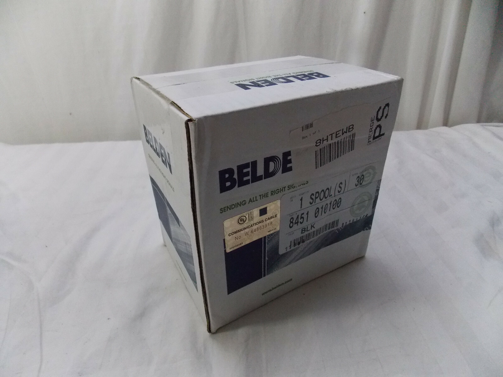 Belden 8451 Shielded Audio Cable, 22awg, 100 Foot Roll Cuisine