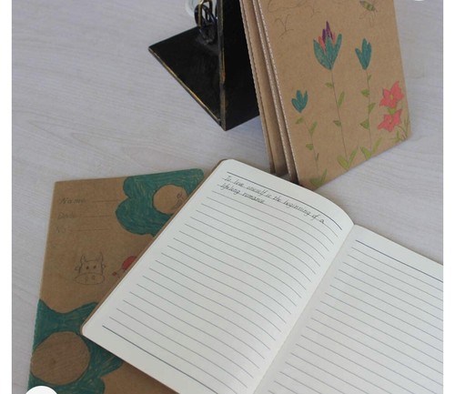 1 brown Notebook/sketchbook / Journal - Bild 7 von 9