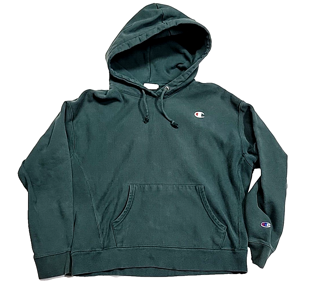 90s Champion Reverse Weave ダークオリーブ L Vintage Reverse Weave Champion Hoodie Warm Up Olive Green Women's