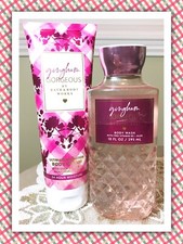 Bath  Body Works GINGHAM GORGEOUS Shower Gel Ultimate Hydration Body Cream 2pcs