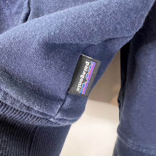 Patagonia Men's Pullover Hoodie Navy Blue Large - Picture 2 of 4