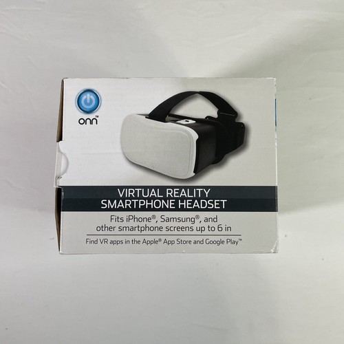 ONN White Virtual Reality VR Smartphone Headset for Apple or Android. New. - Picture 4 of 11