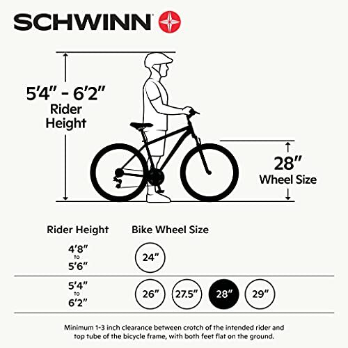  Hybrid Bike for Men and Women, 21-Speed, 28-Inch 18-inch Frame Black Discover