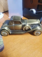 1974 BANTHRICO METAL CAR BANK Promotional 1930 DUESENBERG Chicago IL Coin BANK