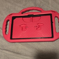 Pink EVA Stand Case with Handle for Tablet, Integrated Stand, Shockproof