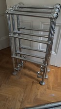Chatsworth Traditional Heated towel rail radiator - Chrome finish