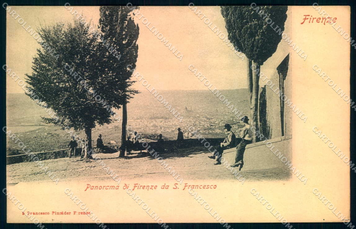 Firenze San Francesco Pineider cartolina JK0346