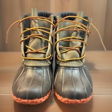L.L.Bean Bean Boots Women s 6M Brown Leather Duck Boots Waterproof Made in USA