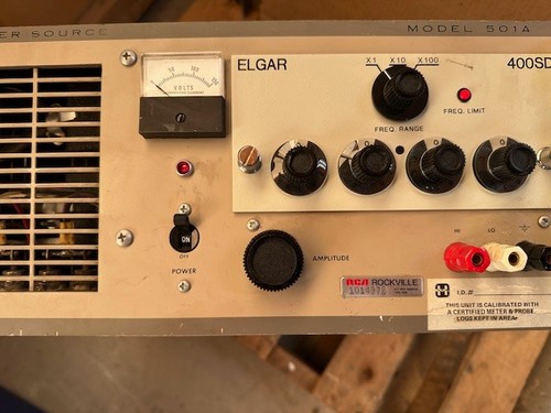 Elgar 501A AC Power Source 500VA 400SD POWERS ON READ DESCRIPTION - Picture 3 of 7