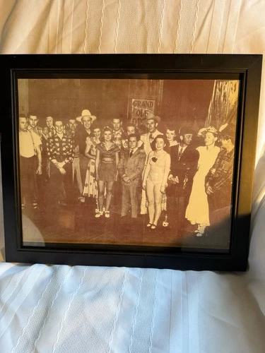 Vintage 1949 Grand Ole Opry Group Photo From Trip To Germany - RARE FIND!