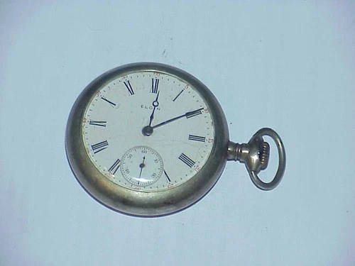 Vintage Elgin Mens Pocket Watch That Needs Work