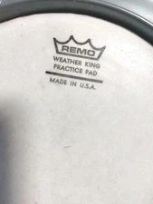 REMO WEATHER KING PRACTICE PAD & LA Special Med Rock Drumsticks!