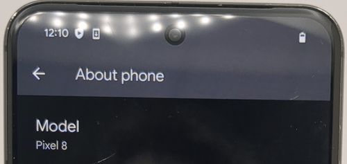 Google Pixel 8 GKWS6 128GB Fair Condition | Black | VERIZON ONLY - Afbeelding 3 van 7