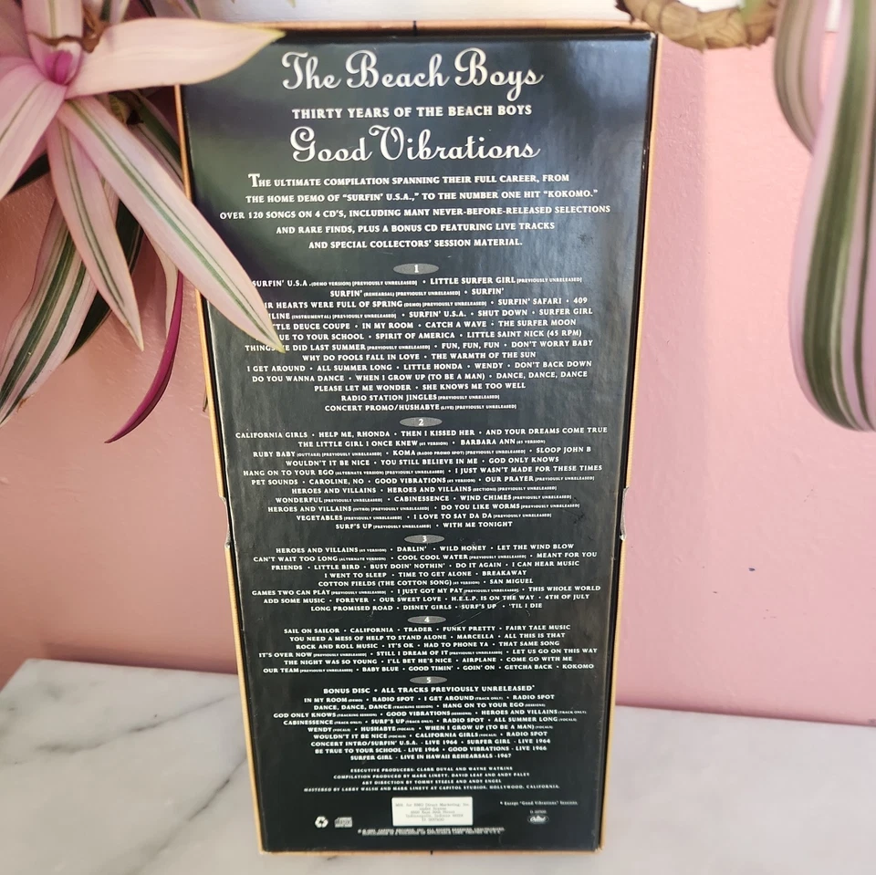 The Beach Boys, "Good Vibrations", Surf Rock, Compilation, 5-CD Box Set 30-Years - Image 3 of 3
