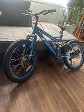 Spire FR Range 20in Unisex Kids Full Suspension Disc Brake Bike, Blue/Black