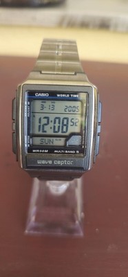 Casio Wave Ceptor WV-59RD-1AEF 39mm Silberes Edelstahlgehäuse mit Silberem...