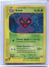 Pokemon  TCG Arbok (3) Expedition (2002) Holo Foil Rare Card MP
