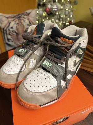 Nike Air Trainer 3 Miami Hurricanes White Green Gray GS Sneakers 5Y FZ3555-323