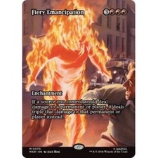 Fiery Emancipation (borderless) (070) M/NM Magic MTG Marvel Universe
