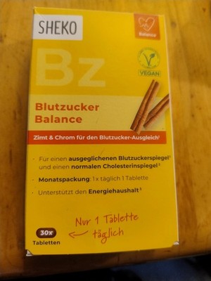 Sheko Blutzucker Balance Monatspackung,Vegan MHD 07/27