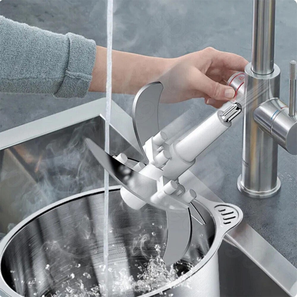 300W Food Processor 2-Speed Food Chopper Electric Meat Grinder Stainless Steel