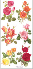 Violette Stickers Apollo Rose Rosebud Flowers Craft Planner Supply Scrapbook