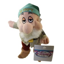 Disney Bean Bag Plush - SLEEPY Snow White  the Seven Dwarfs  10 inch - Mint