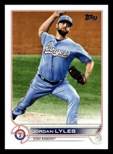 Jordan Lyles 2022 Topps #376 Texas Rangers Buy10get5FREE