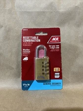 Ace Hardware Resettable Combination General Security 1 3/16” 5094172