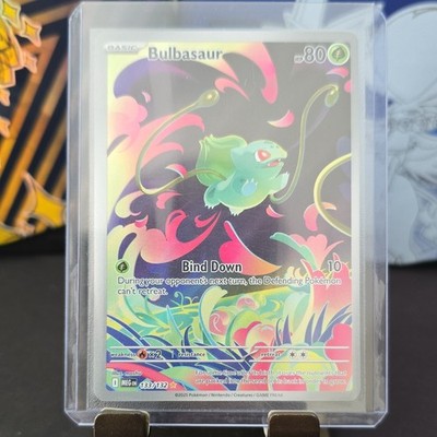Bulbasaur 133/132 ME01 Mega Evolution Illustration Rare Full Art Holo EN 2025