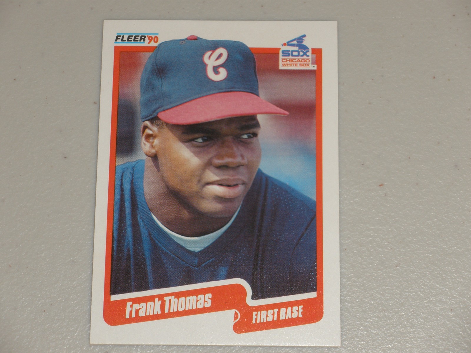 1990 Fleer Update #U-87 Frank Thomas Rookie RC B