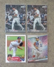 Lot (4) 2023 2024 Stadium Club Topps Spencer Strider Atlanta Braves