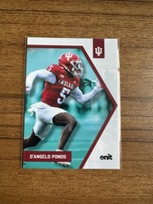 2025 Onit Indiana Hoosiers #P-4 D’Angelo Ponds Teal Parallel