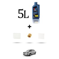 Hoffcar Wartungsset 3 Filter Und 5L ÖL FüR Toyota Avensis III (T27) 1.6 16V 97