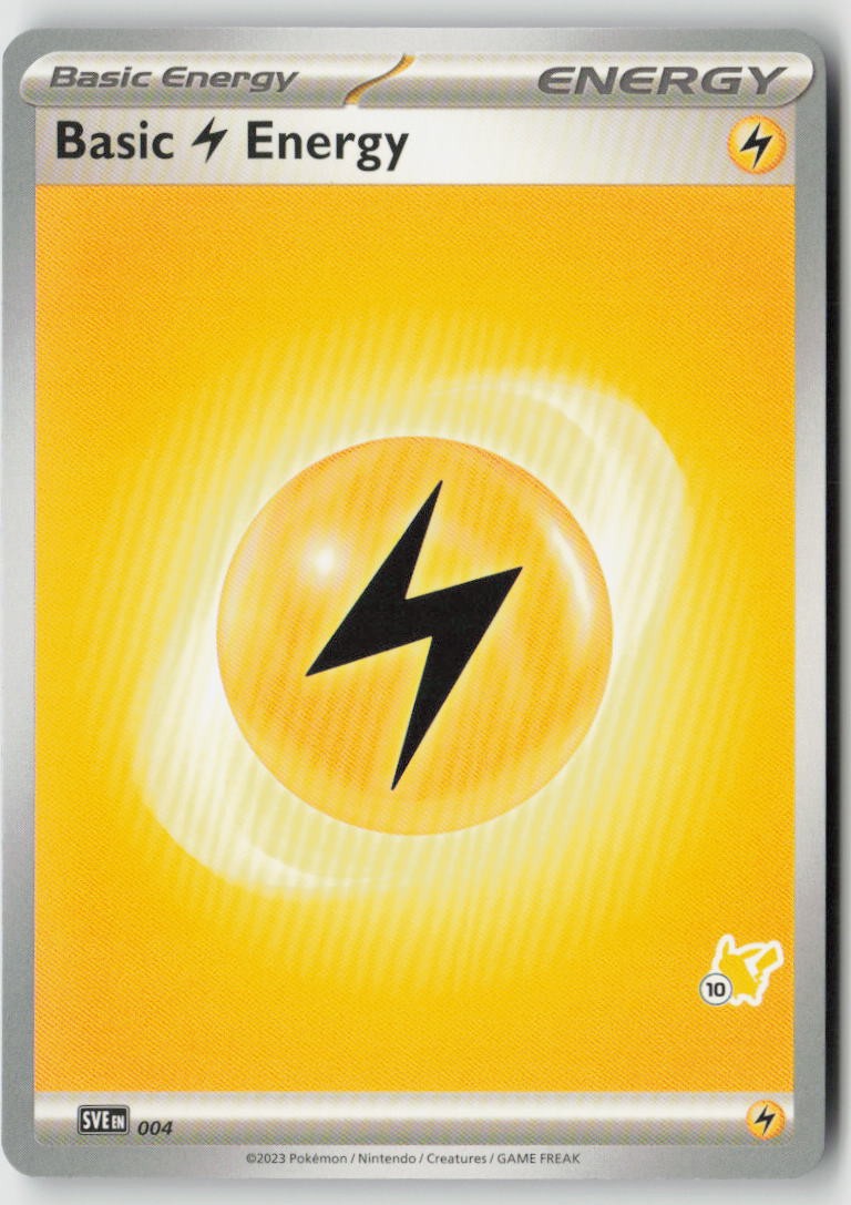 Battle Academy 2024 Basic Lightning Energy - Pikachu 10 004