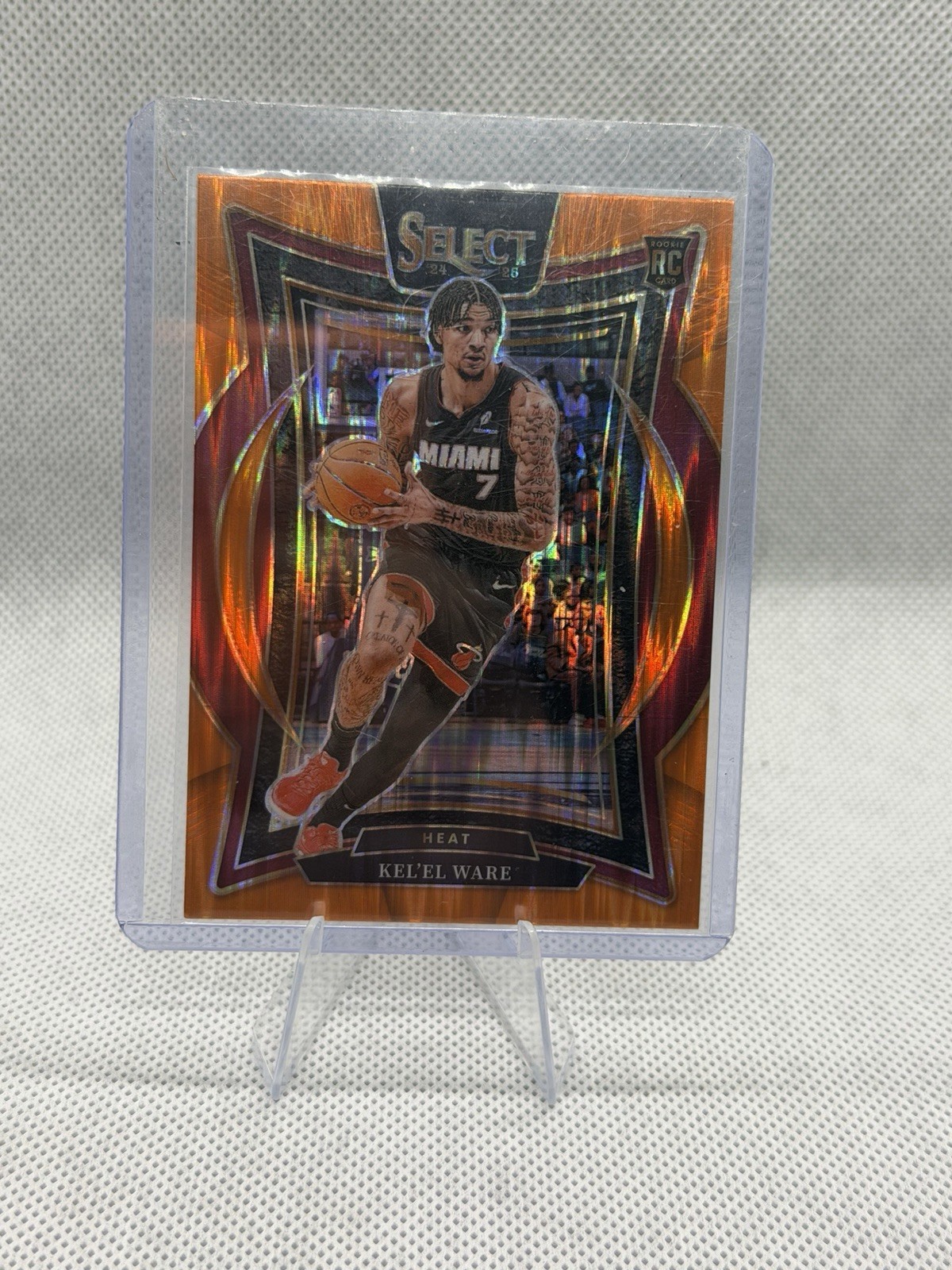 2024-25 Panini Select Kel'el Ware Orange Flash Rookie Prizm Concourse #66