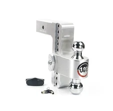 Weigh Safe 8" Turnover Adjustable  Hitch Mount with 18500 GTW
