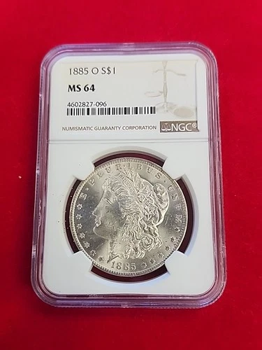1885-O MORGAN SILVER DOLLAR  MS-64 New Orleans NGC #096