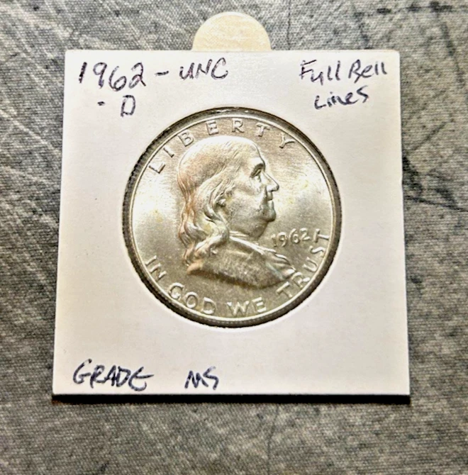 1962-D mint set (Denver mint uncirculated coins) - Image 3 of 4