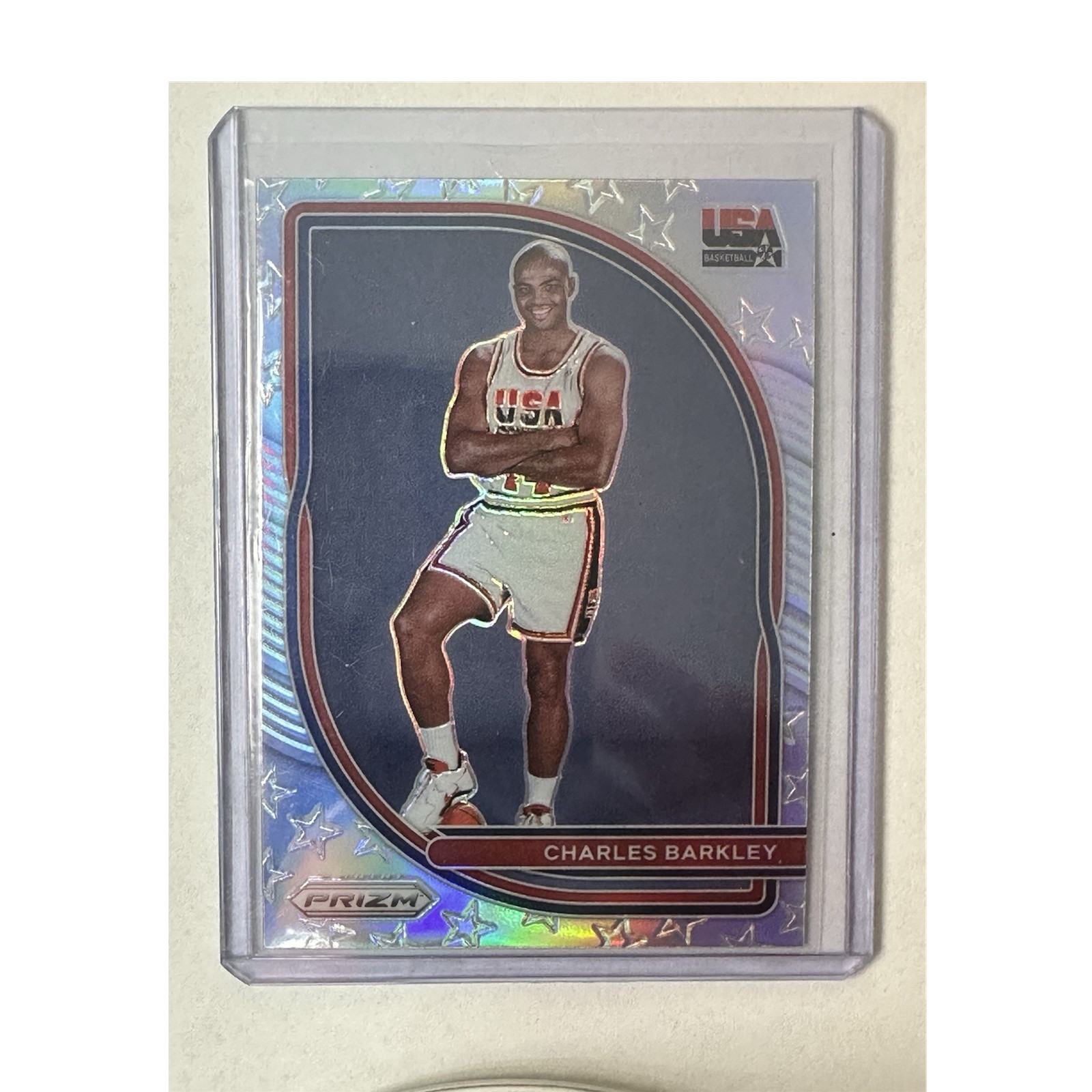 20-21  Panini Prizm - USA Basketball Charles Barkley #2 Silver Prizm 