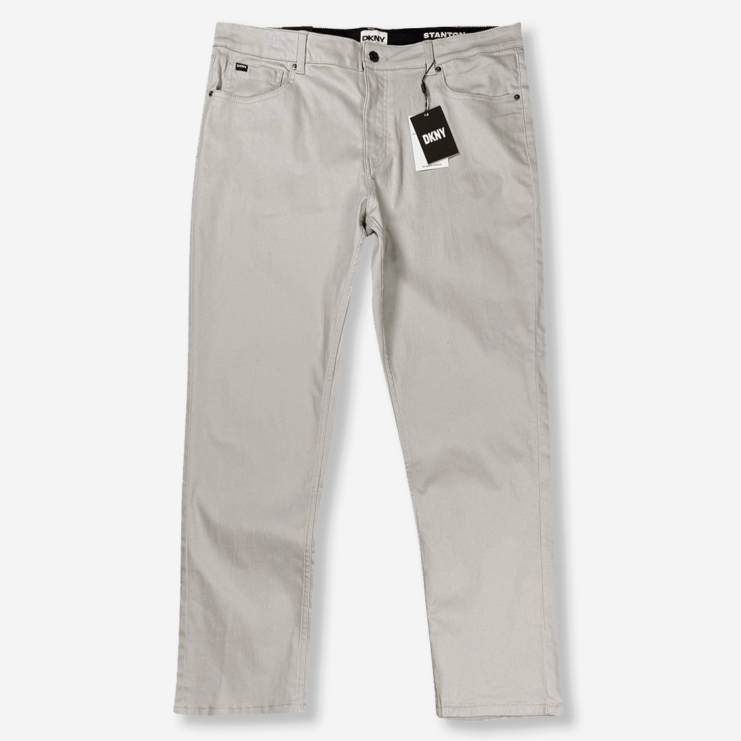 DKNY Ultimate Stretch Slim Fit Pants - NWT Mens 38 x 30 Pumice - 48843-G1 7290₽