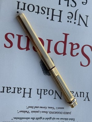 Cartier カルティエ　ボールペンTRINITY PLAQUE ORG Cartier Must De Trinity Fountain Pen Plaque ORG Made In France