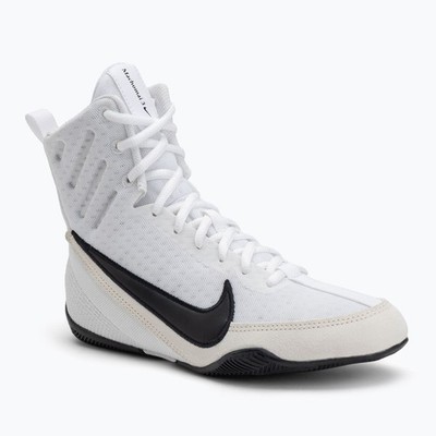 Nike Machomai 3 Boxschuhe Boxstiefel Unisex Ringerschuhe Kampfsport Weiß EU 45