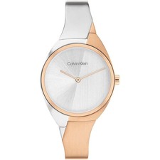 Orologio Donna CK CALVIN KLEIN SCULPTURAL 25200237 Acciaio Bicolor Rosè