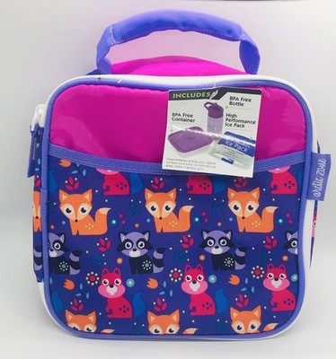 Arctic Zone Lunch Box Insulated Bottle, Ice Pack, Food Container, Woodland NWT